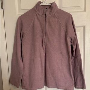 Purple Quarter-Zip Pullover